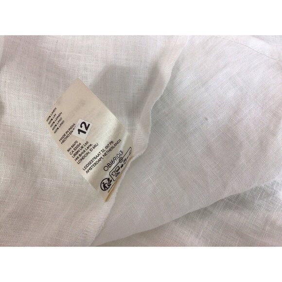 Pilcro Anthropologie Linen Shirt Top Womens Small - Picture 7 of 7